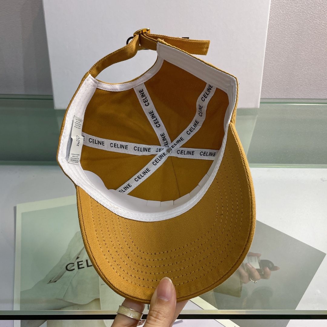 Celine Baseball Cap In Cotton Brown - Soul Replicas