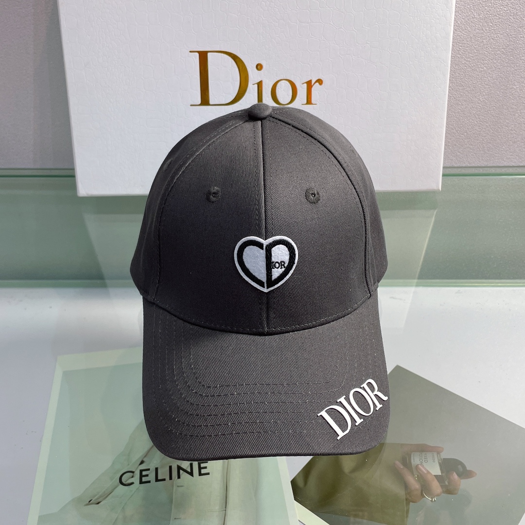Christian Dior Jack Dior Baseball Cap In Black - Soul Replicas