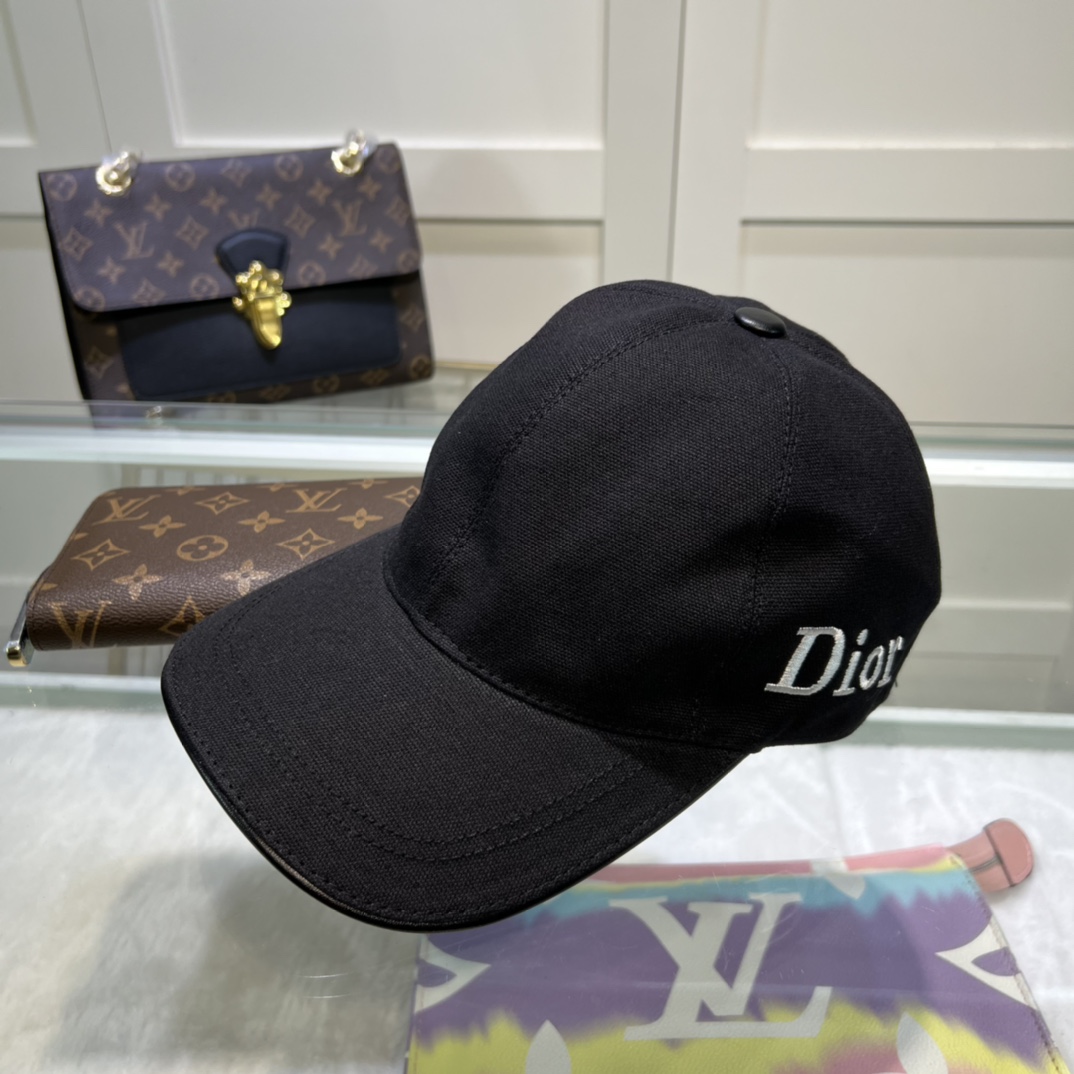 Christian Dior Baseball Cap Black Cap - Soul Replicas