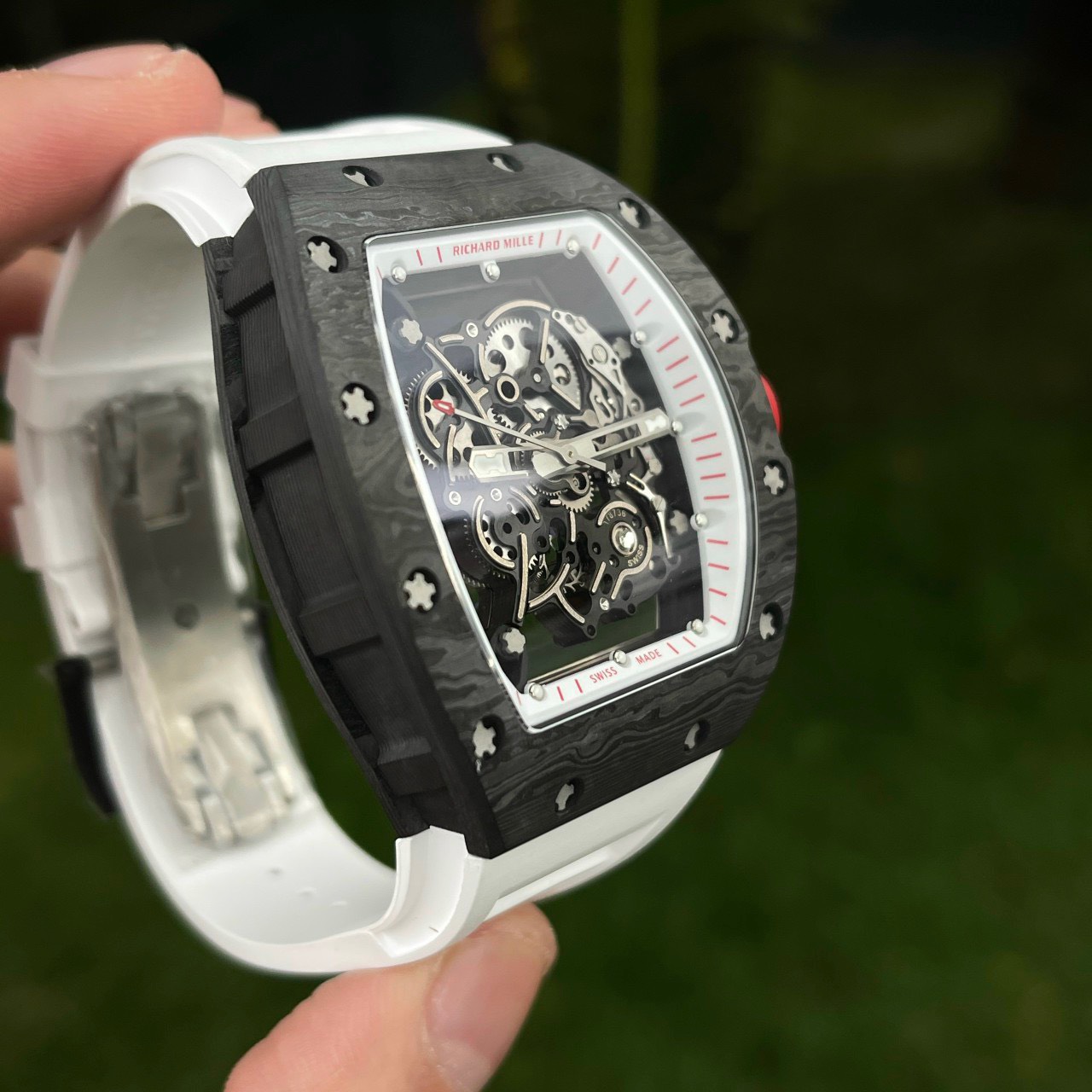 Richard Mille RM055 Bubba Watson Carbon Replica 1:1 Watch BBR 45mm - Soul Replicas