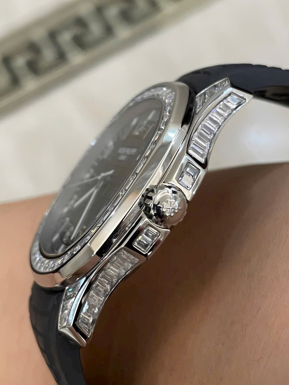 Patek Philippe Replica Watch Aquanaut 5167G Rubber Strap GR Factory 40mm - Soul Replicas