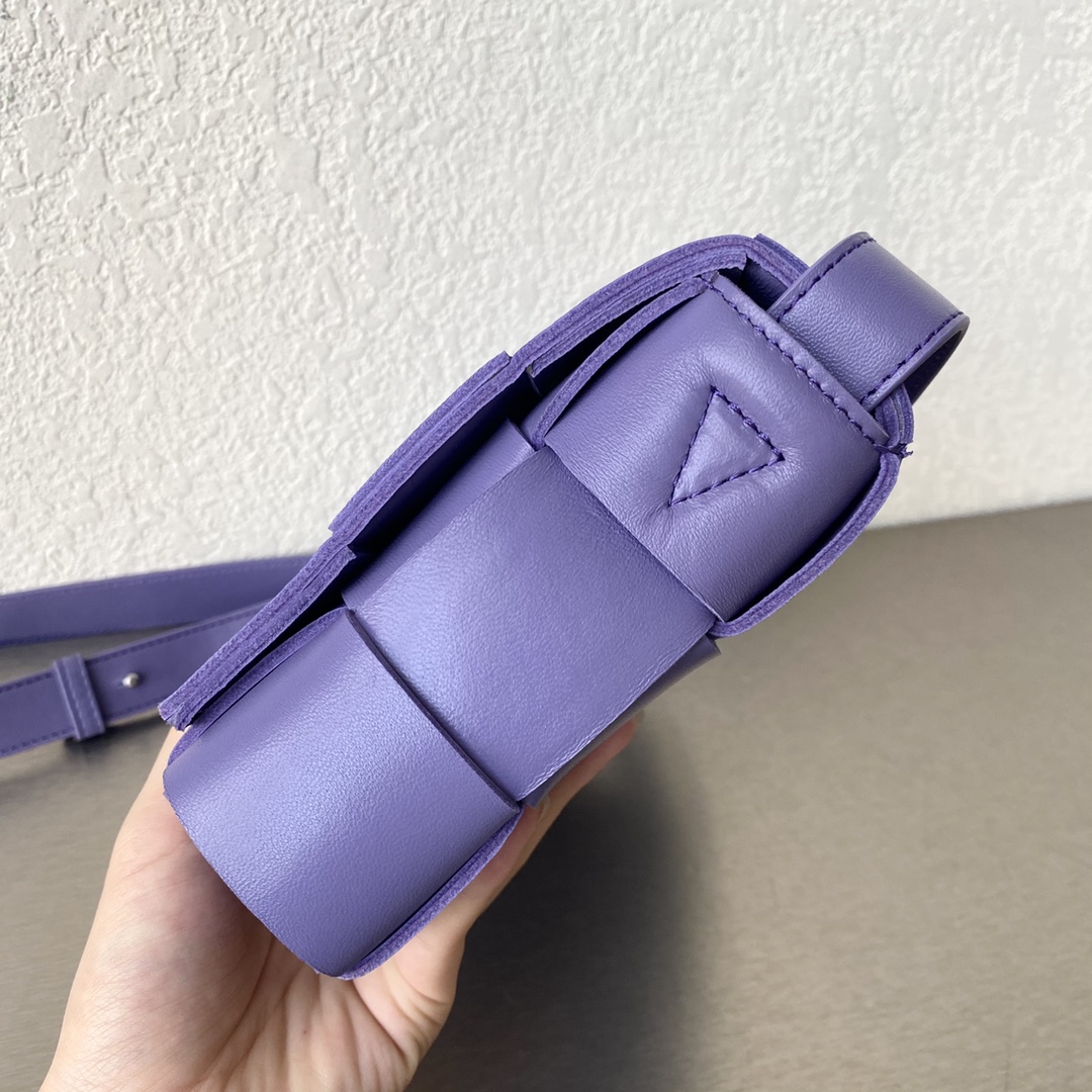 Bottega Veneta Cassette Violet. For Women. Women's Bags 9in/23cm 578004VMAY14214 - Soul Replicas