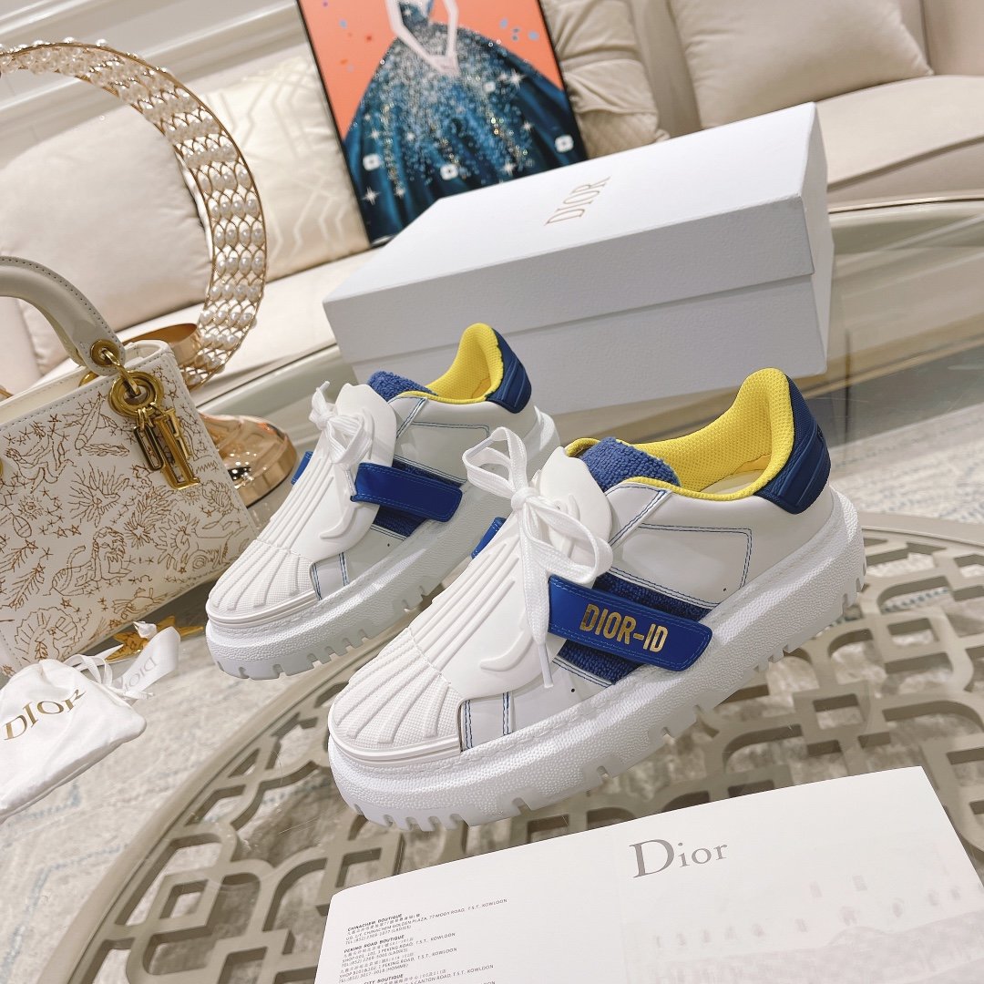 Christian Dior-ID Sneaker Rubber White For Women CD - Soul Replicas