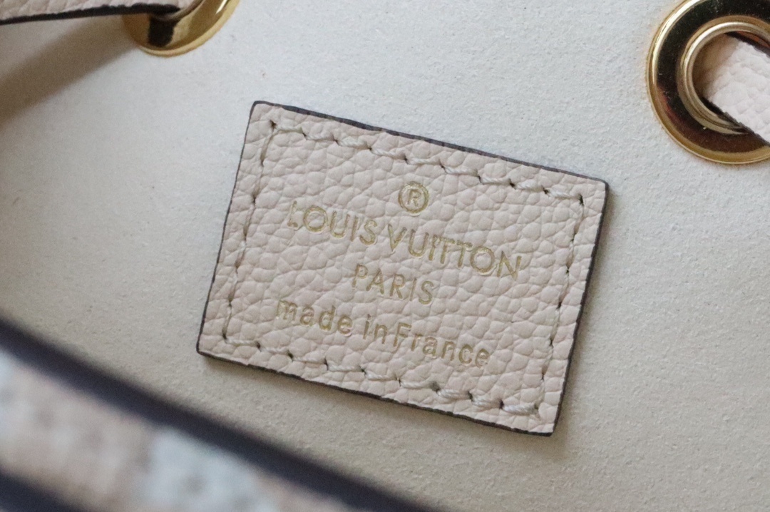 Louis Vuitton NeoNoe BB Bucket Bag Monogram Empreinte Cream/Saffron For Women. Women's Bags. Shoulder Bags 7.9in/20cm LV M45716 - Soul Replicas