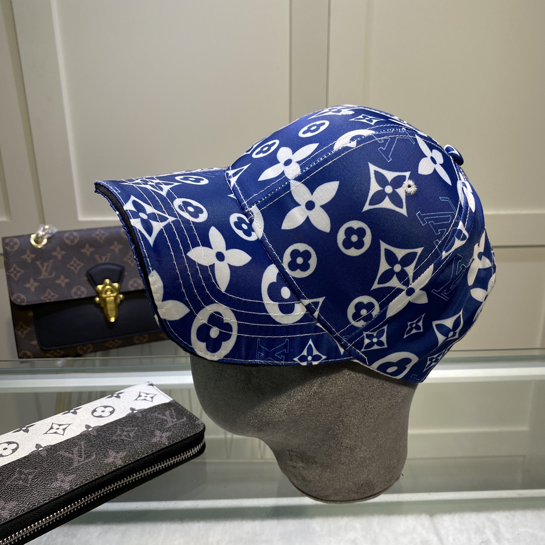 Louis Vuitton Monogram Shadow Cap In Blue - Soul Replicas