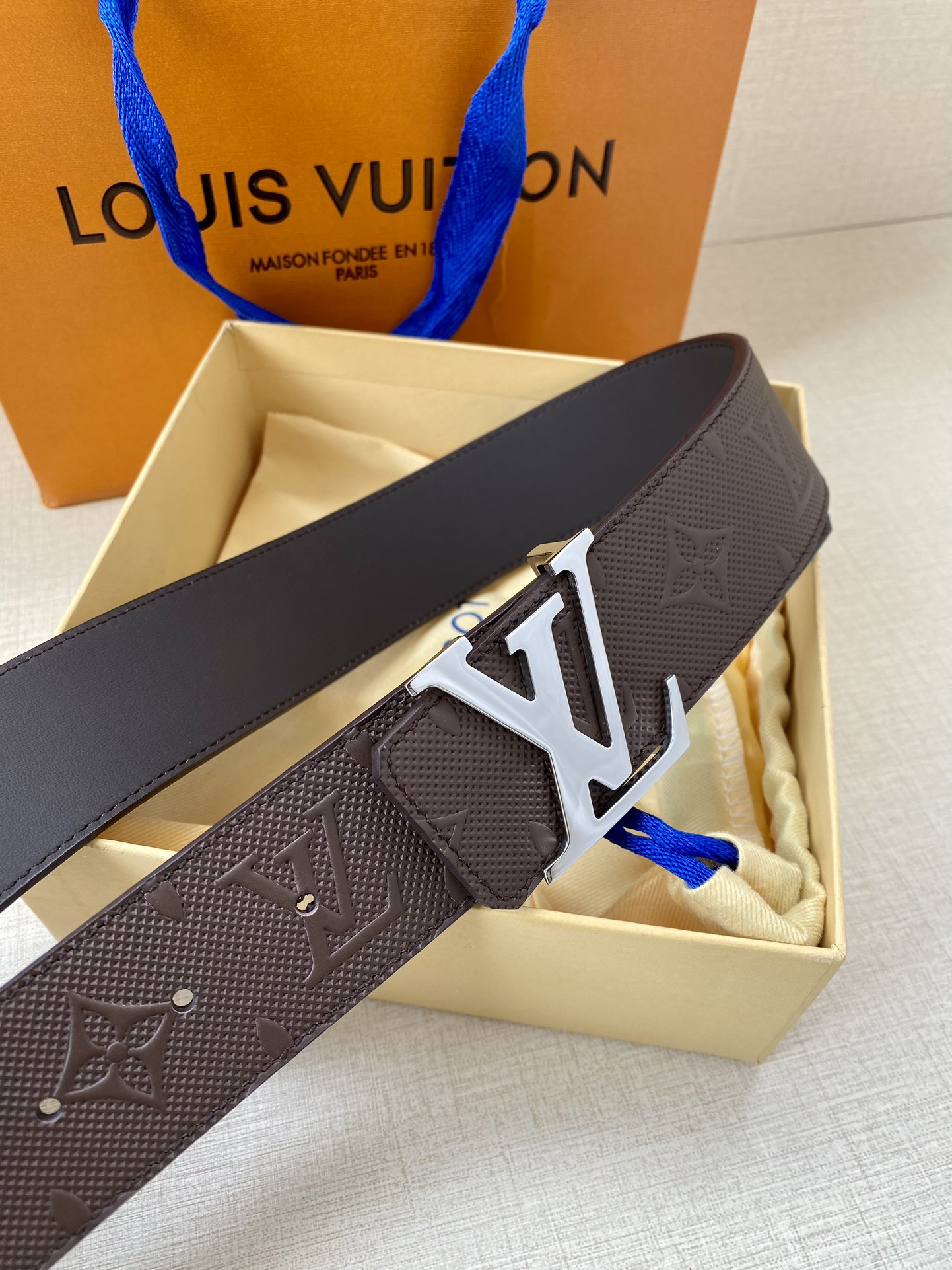 Louis Vuitton Iconic Reversible LV Belt Brown LV Women Belt - Soul Replicas