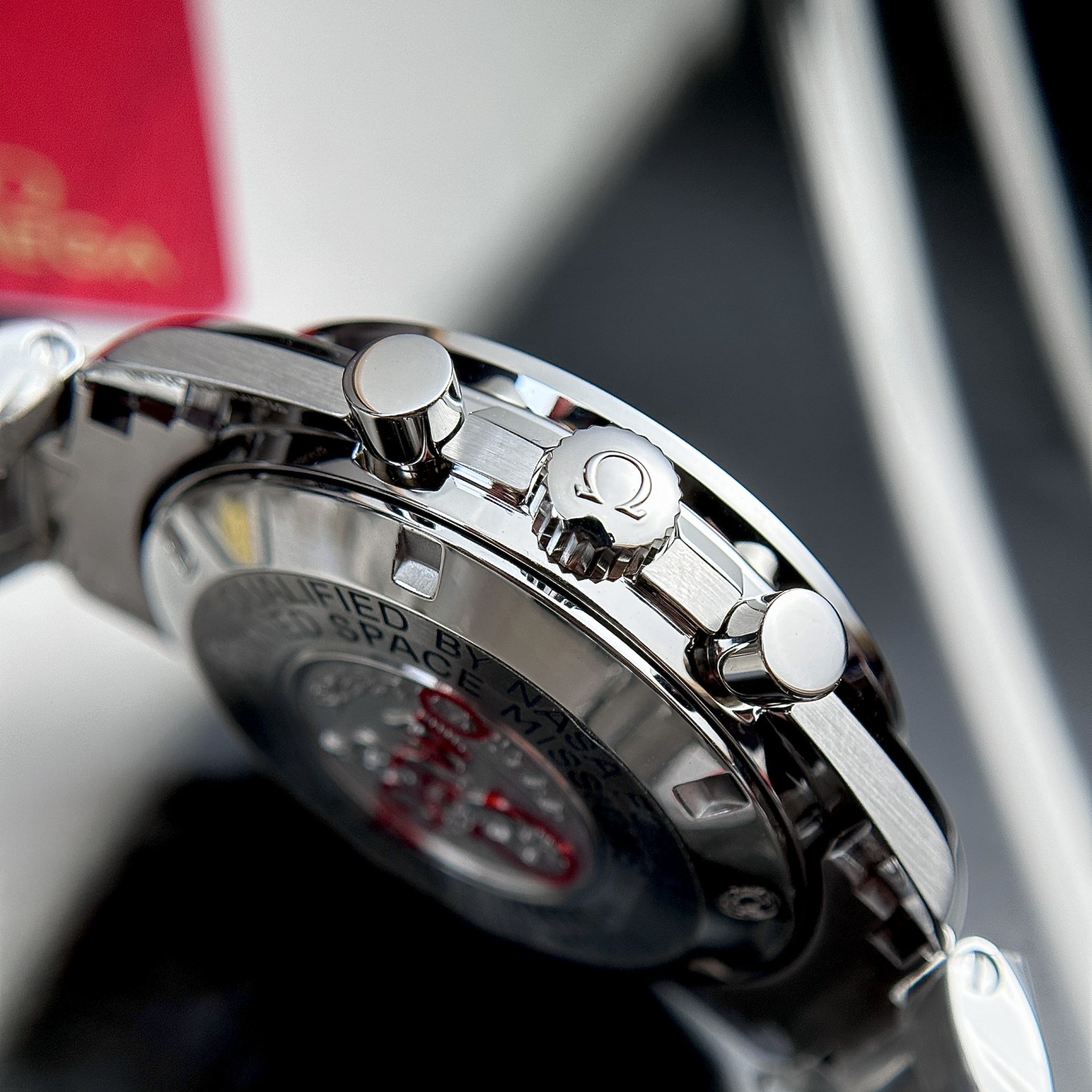 Omega Replica Watch Speedmaster Moonwatch Black Dial Metal Wire 42mm - Soul Replicas