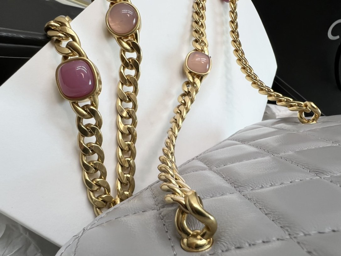 ChanelVanity With Chain Gray For Women. Women-s Bags 6.2in/16cm - Soul Replicas