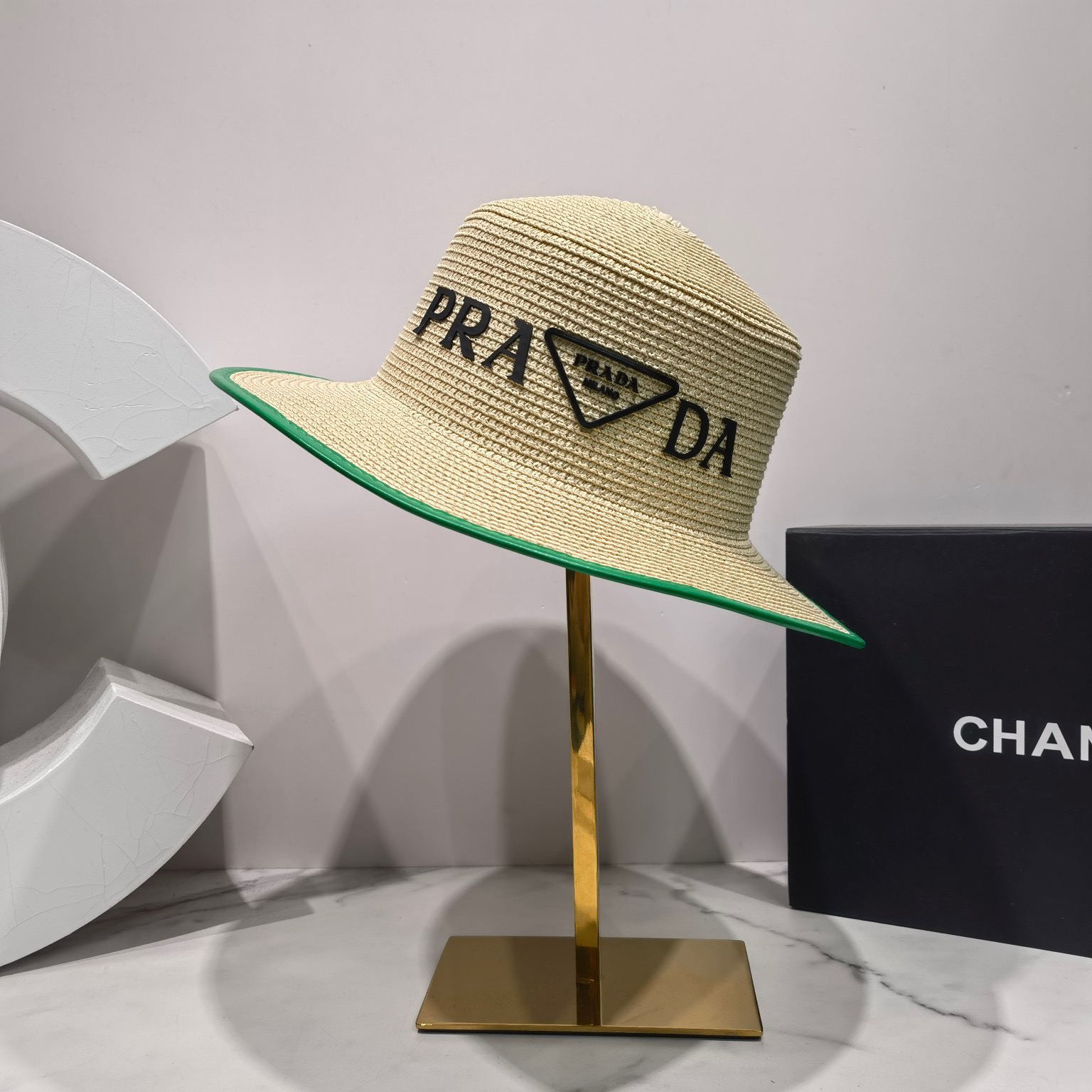 Prada Raffia Hat Brown Prada Hat - Soul Replicas