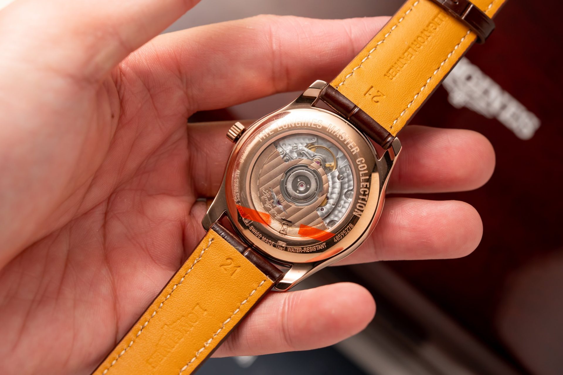 Longines Replica Watch Master Collection L2.628.5.78.7 White Dial Leather Strap 38.5mm - Soul Replicas