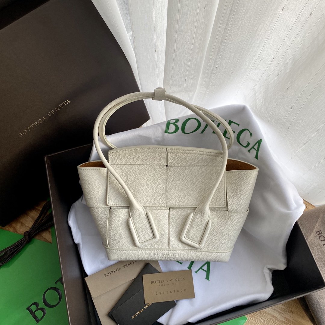 Bottega Veneta Mini Arco White. For Women. Women's Bags 11.4in/29cm 600606VMAP19005 - Soul Replicas