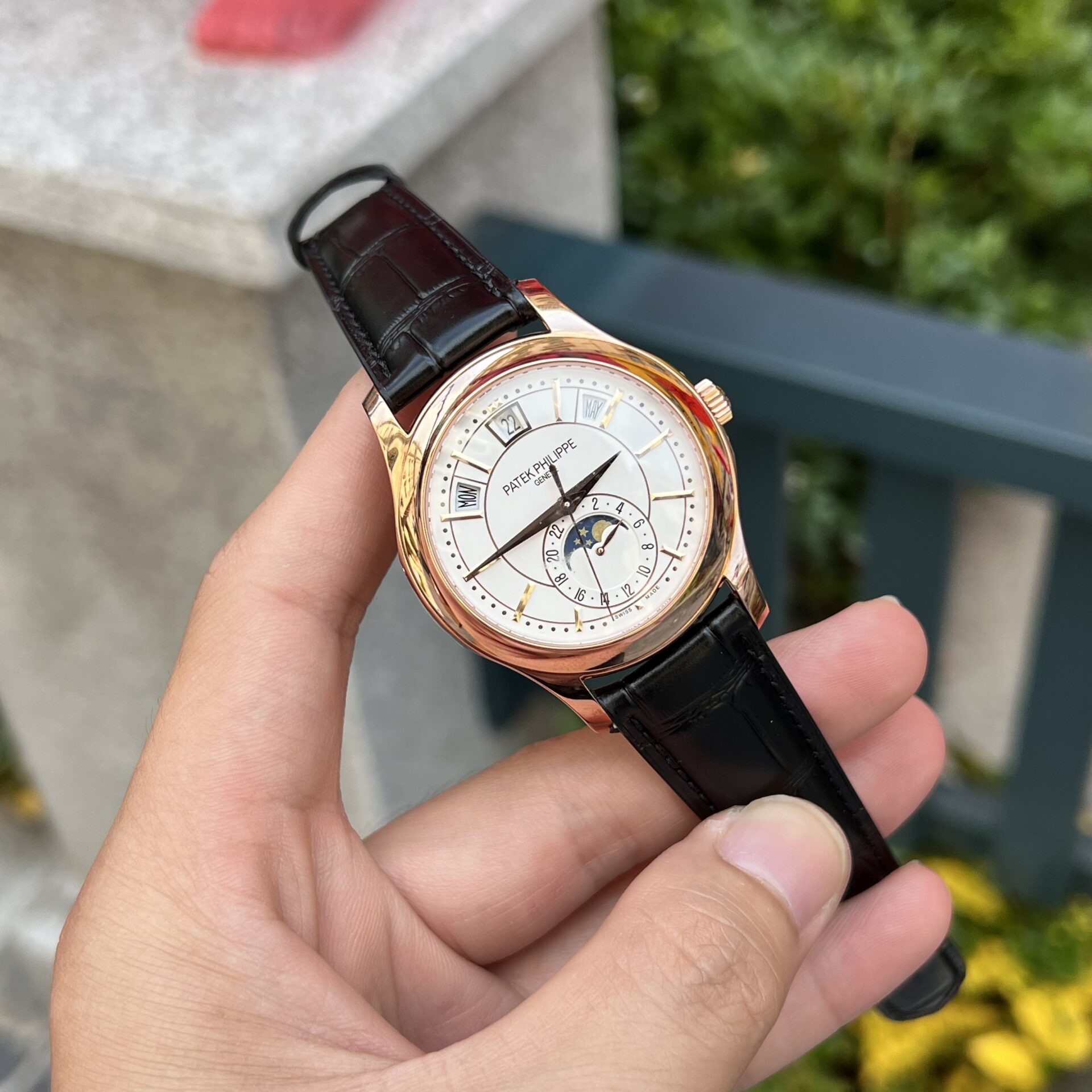 Patek Philippe 5205R 18K Rose Gold Wrapped Replica Watch 40mm - Soul Replicas