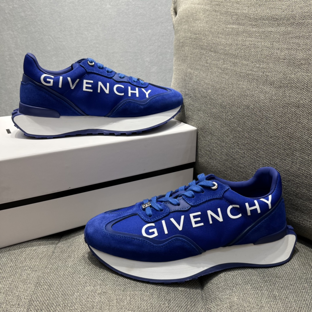 Givenchy GIV Runner Sneakers Blue For Men GVC - Soul Replicas
