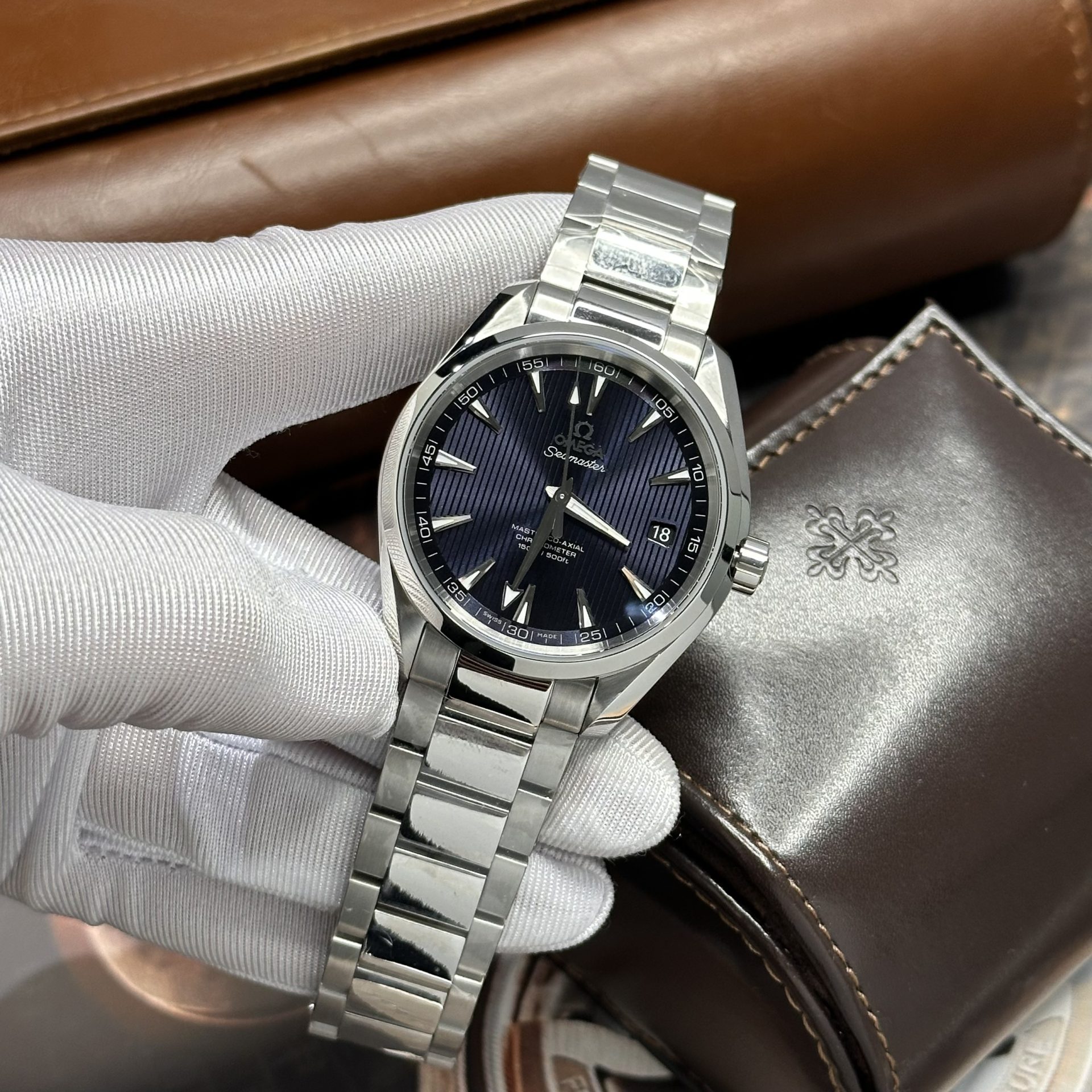 Omega Seamaster Replica Watches Blue Dial VS Factory 41mm - Soul Replicas