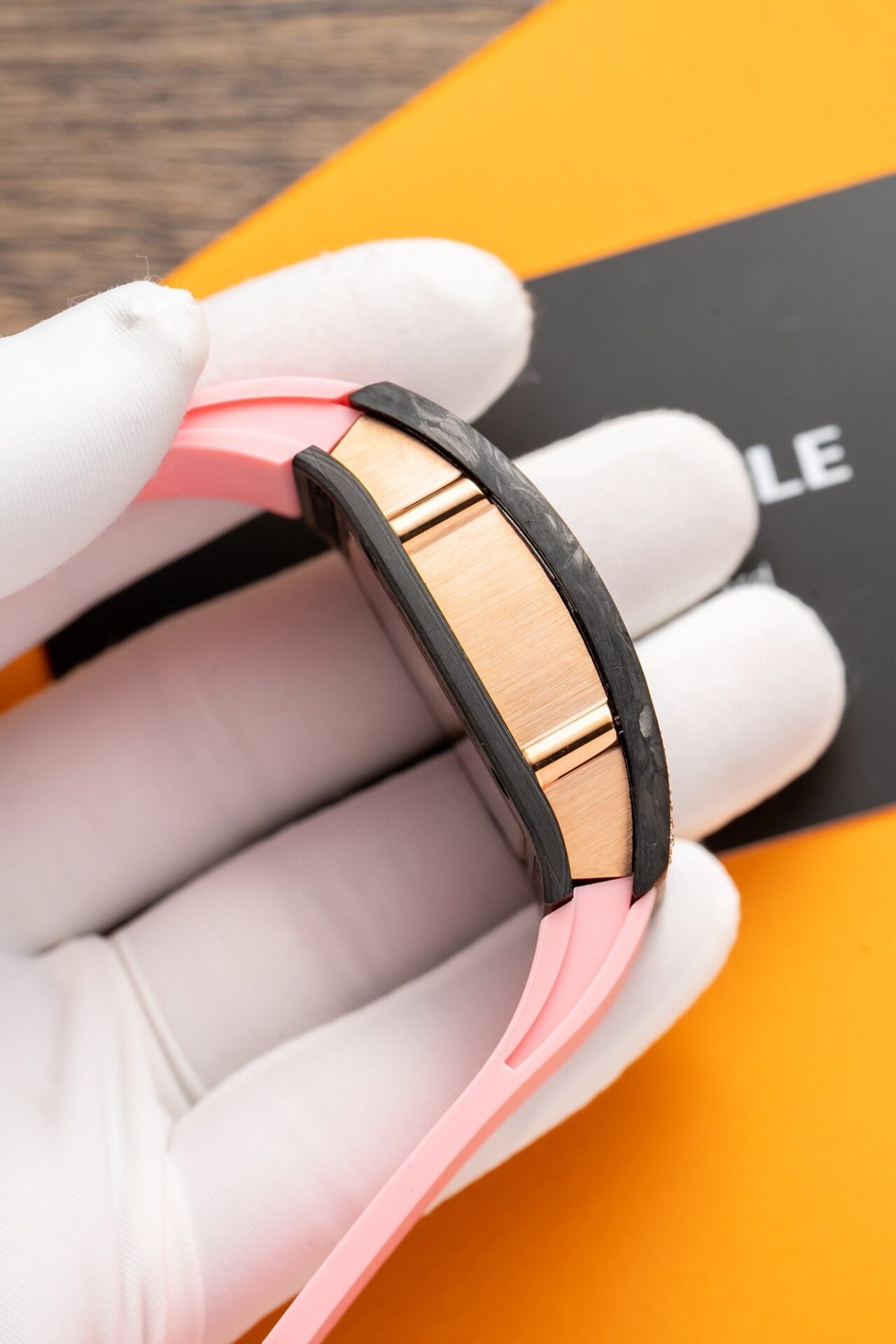 Richard Mille RM07-01 Replica Watch Carbon With Stone 36mm - Soul Replicas