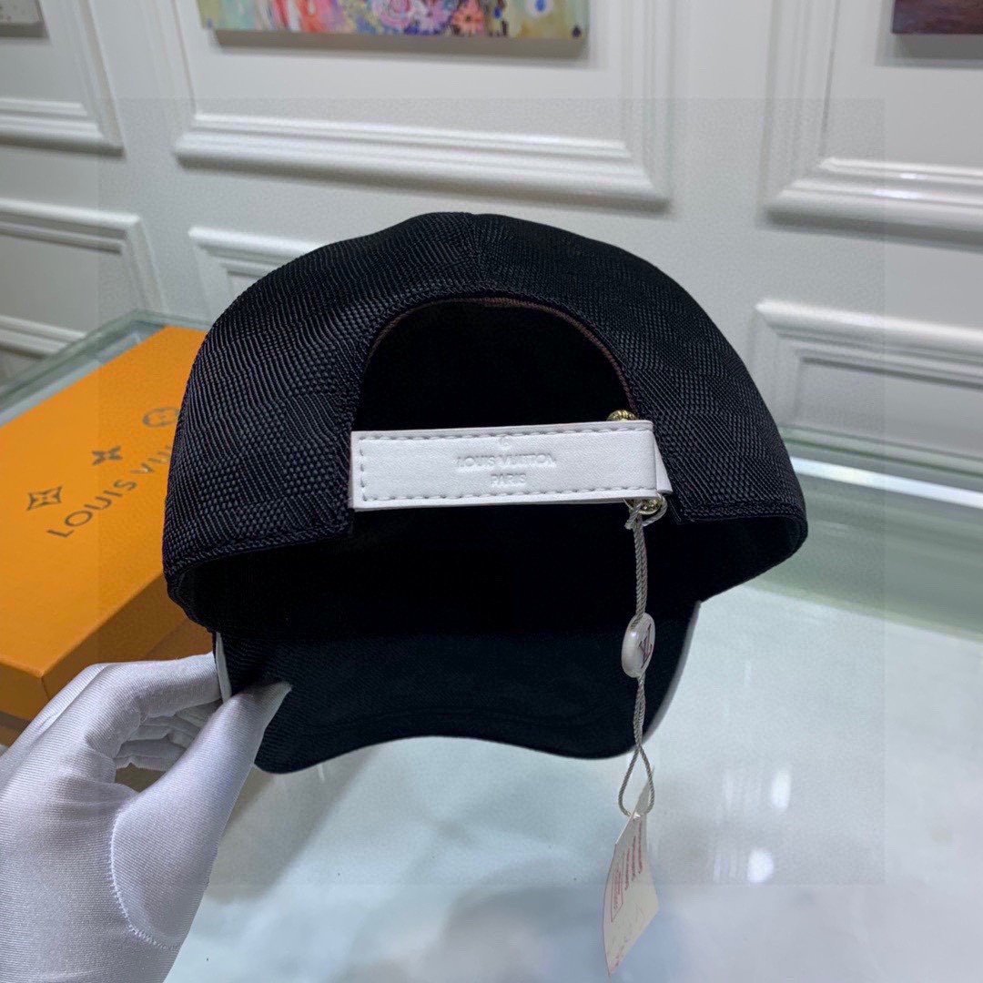 Louis Vuitton LV Get Ready Cap Black LV Cap - Soul Replicas