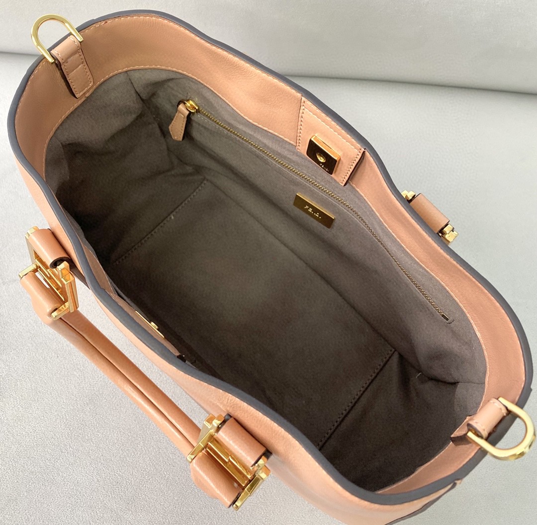 Fendi Medium FF Tote Shoulder Pink Bag For Woman 38cm/15in - Soul Replicas