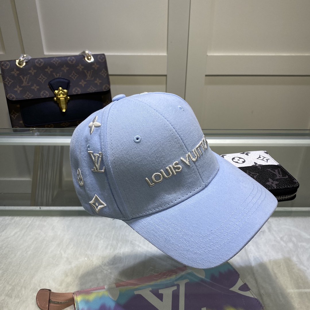 Louis Vuitton Be My Cap In Blue - Soul Replicas