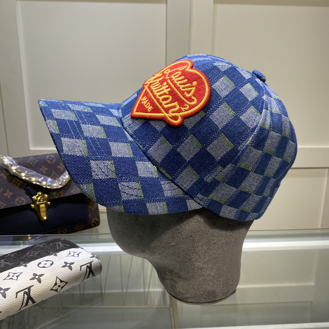Louis Vuitton Be My Cap In Blue - Soul Replicas