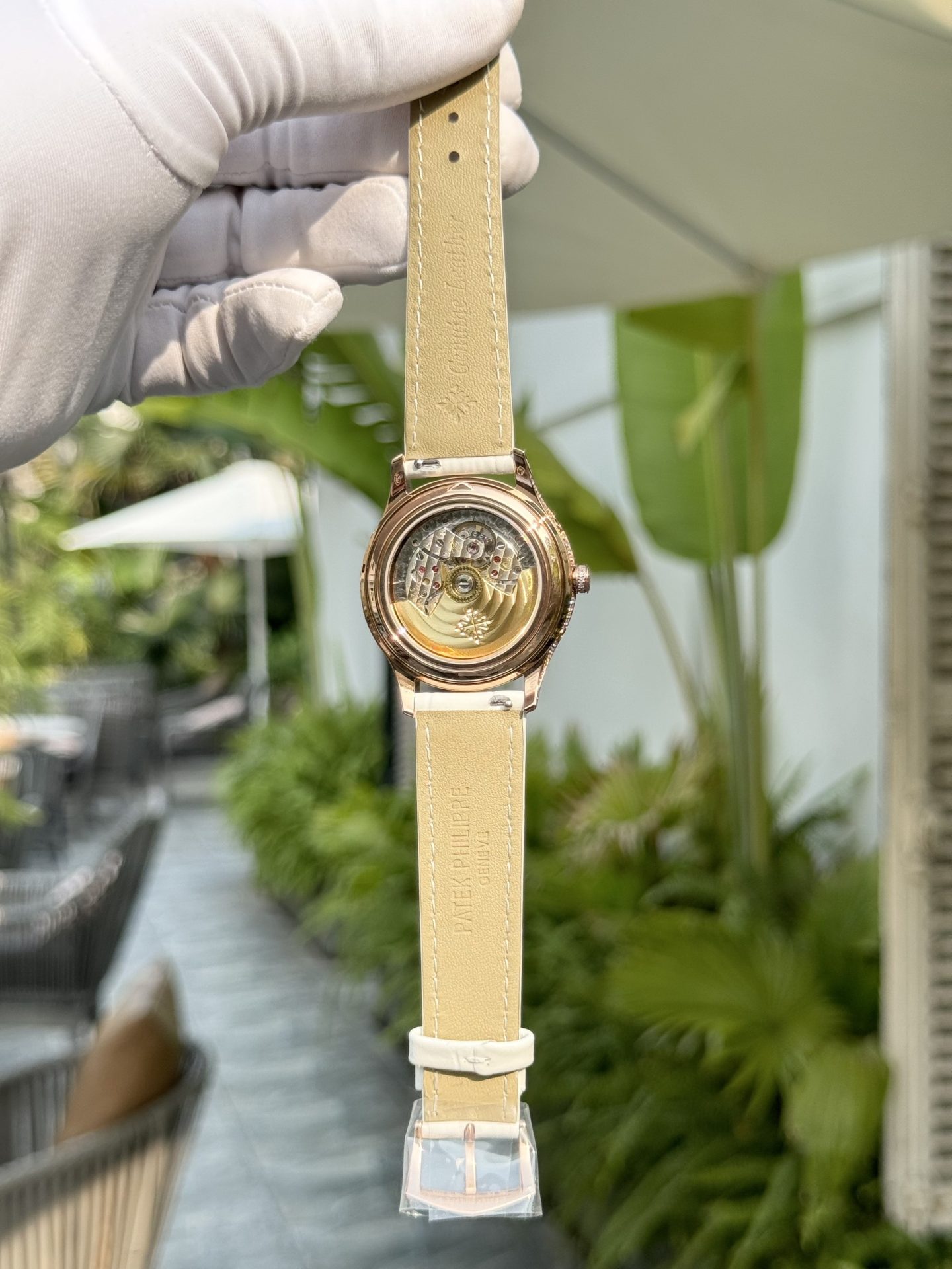 Patek Philippe Replica Watch Complications 4947R White Leather Strap 38mm - Soul Replicas