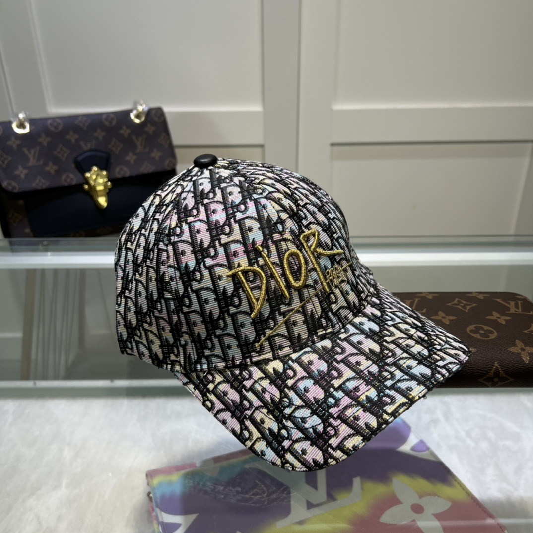 Christian Dior Jack Dior Baseball Cap Black Cap - Soul Replicas