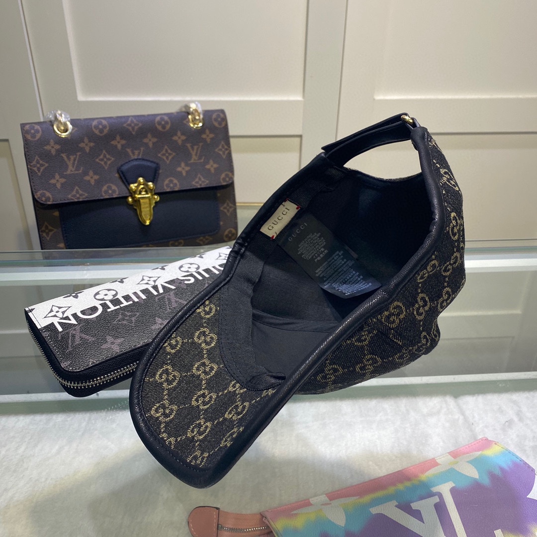 Gucci Denim Baseball Hat Black Gucci Hat - Soul Replicas