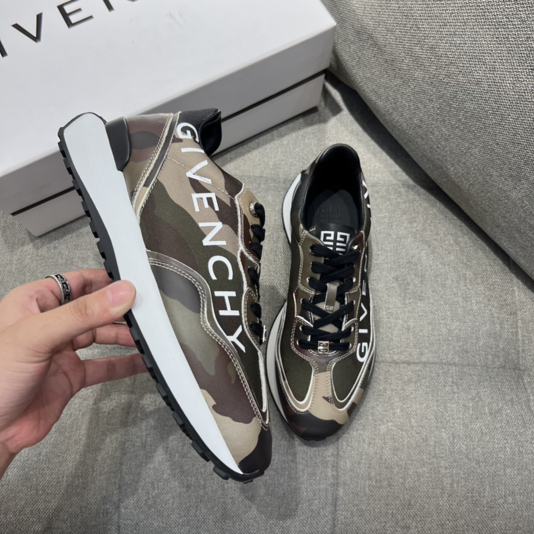 Givenchy GIV Runner Sneakers Brown For Men GVC - Soul Replicas