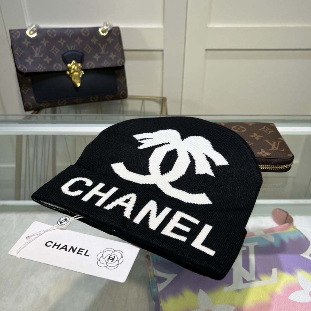 Chanel Beanie In Black - Soul Replicas