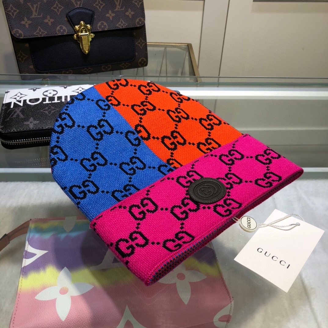 Gucci Beanie Cashmere In Multiple Color - Soul Replicas