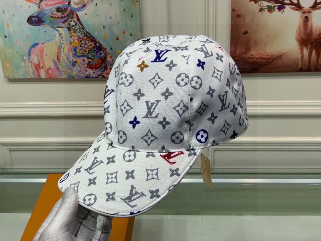 Louis Vuitton Be My Cap White LV Cap - Soul Replicas