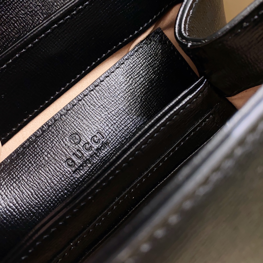 Gucci Horsebit 1955 Mini Bag Black For Women. Women-s Bags 8.7in/22cm Gucci 703848 AAA7G 1000 - Soul Replicas