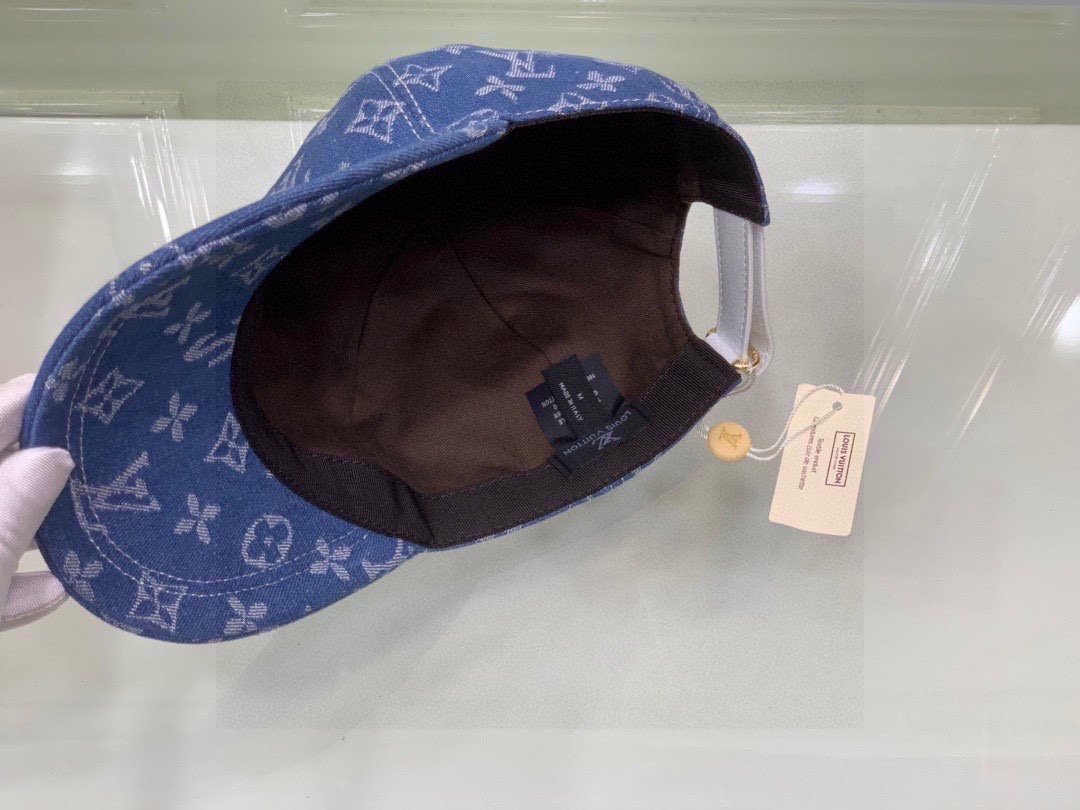 Louis Vuitton LV Get Ready Cap Monogram Blue LV Cap - Soul Replicas