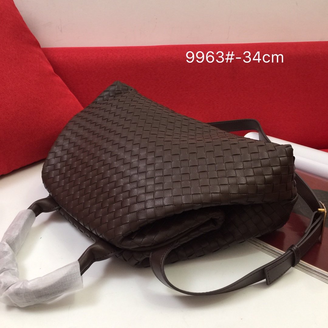 Bottega Veneta Handle Dark Brown. For Women. Women's Bags 13.4in/34cm 691185V01D18849 - Soul Replicas