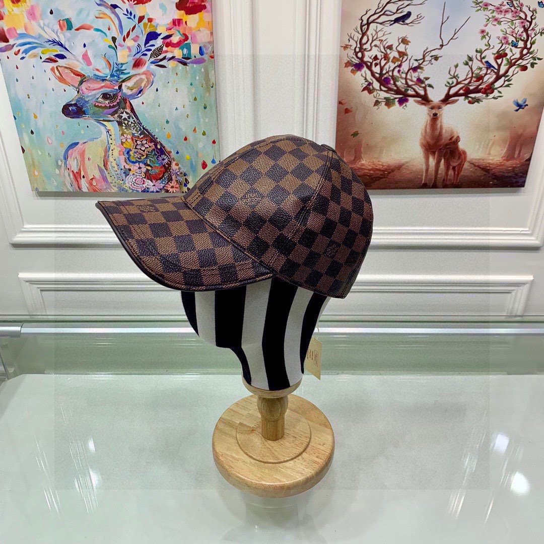 Louis Vuitton LV Get Ready Cap Damier Brown LV Cap - Soul Replicas
