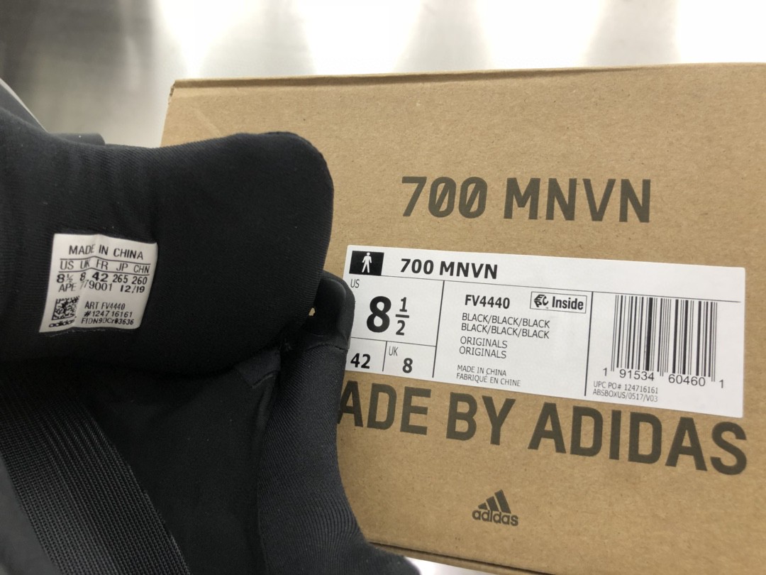 Adidas YZ Boost 700 MNVN Black For Women FV4440 - Soul Replicas