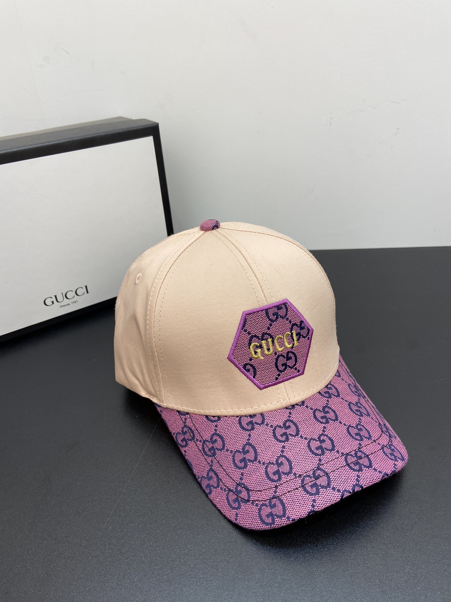 Gucci Baseball Hat Cream Gucci Hat - Soul Replicas