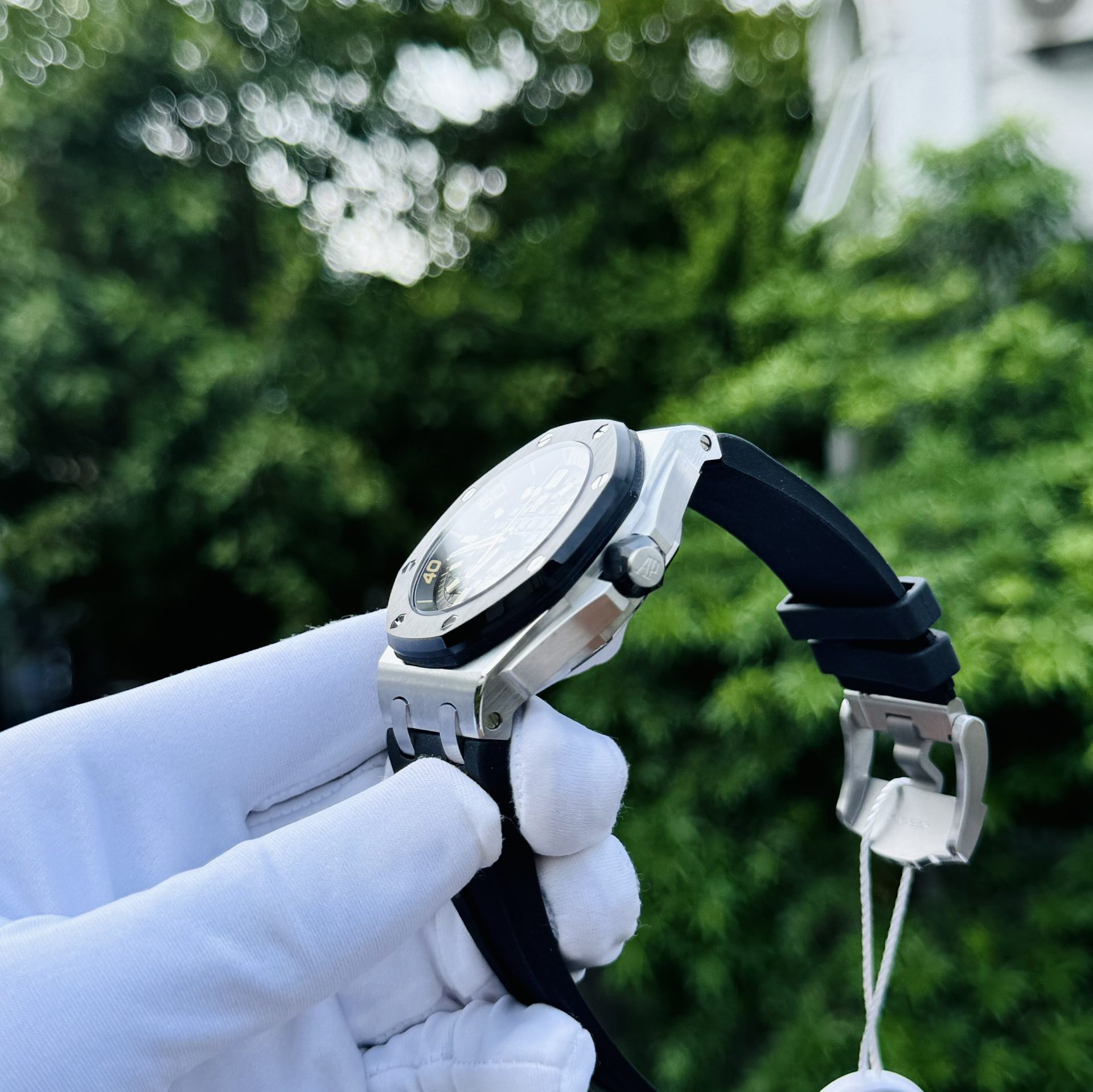 Audemars Piguet Replica Watch Royal Oak 15720ST Black Dial IP Factory 42mm - Soul Replicas