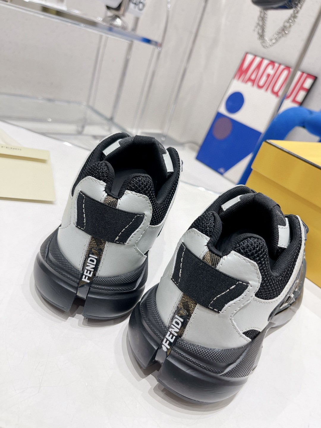 Fendi Nubuck Faster Multicolor For Women - Soul Replicas