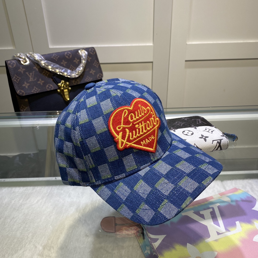Louis Vuitton Be My Cap In Blue - Soul Replicas