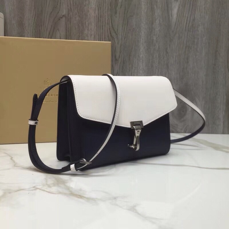 Burberry Small Macken Colorblock Crossbody Black/White Bag For Women. Women-s Bags 9.5in/24cm - Soul Replicas