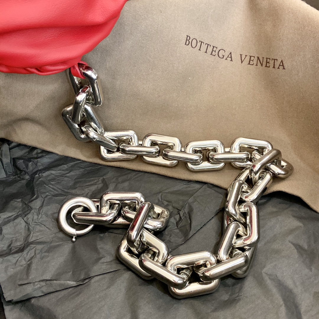 Bottega Veneta Chain Pouch Red. For Women. Women's Bags 12.2in/31cm - Soul Replicas