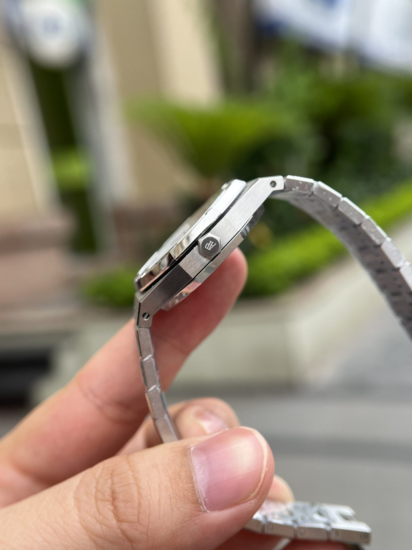 Audemars Piguet Clone Watch Royal Oak White Dial Metal Wire 34mm - Soul Replicas