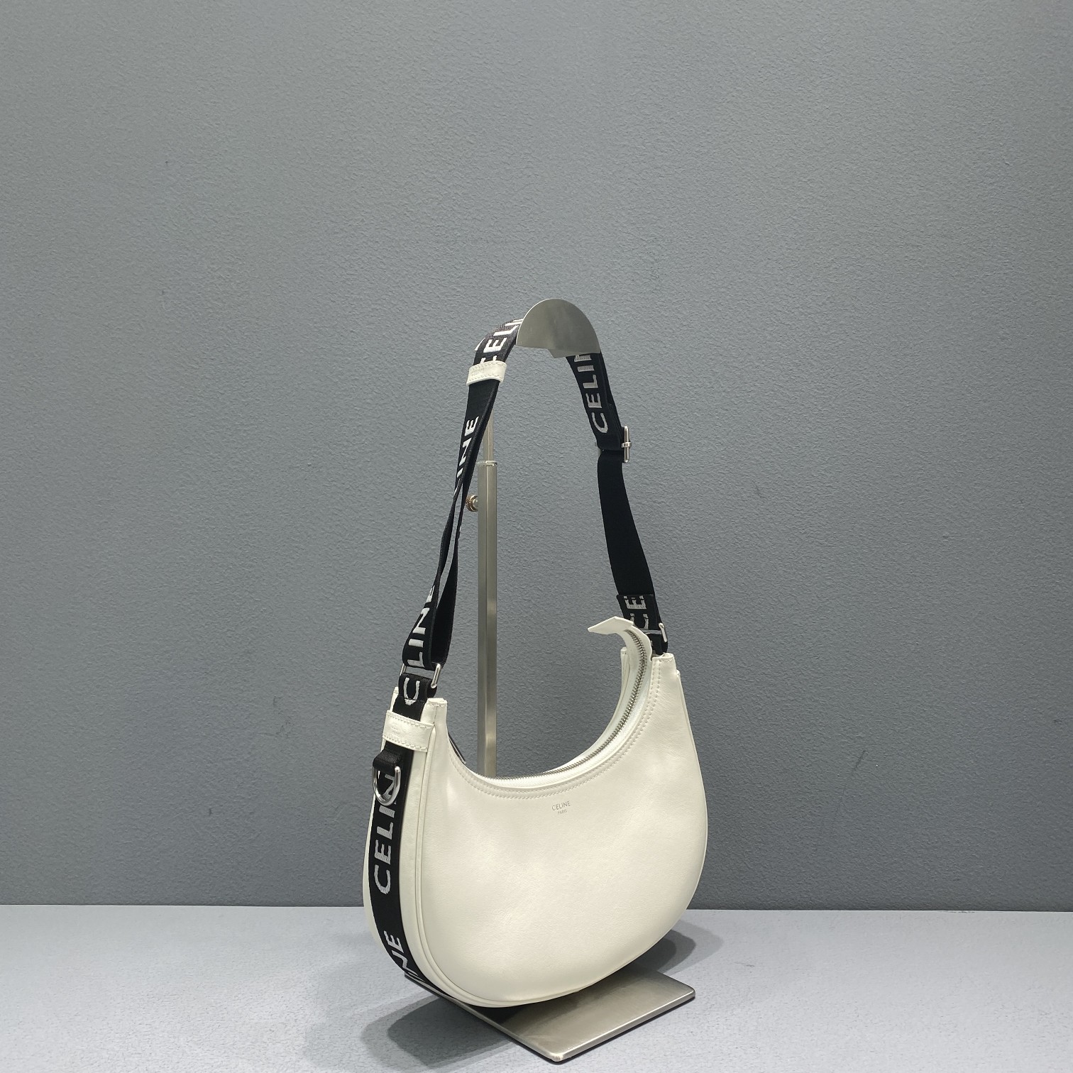 Celine Medium Ava Bag With Celine Strap White For Women 9in/23cm - Soul Replicas
