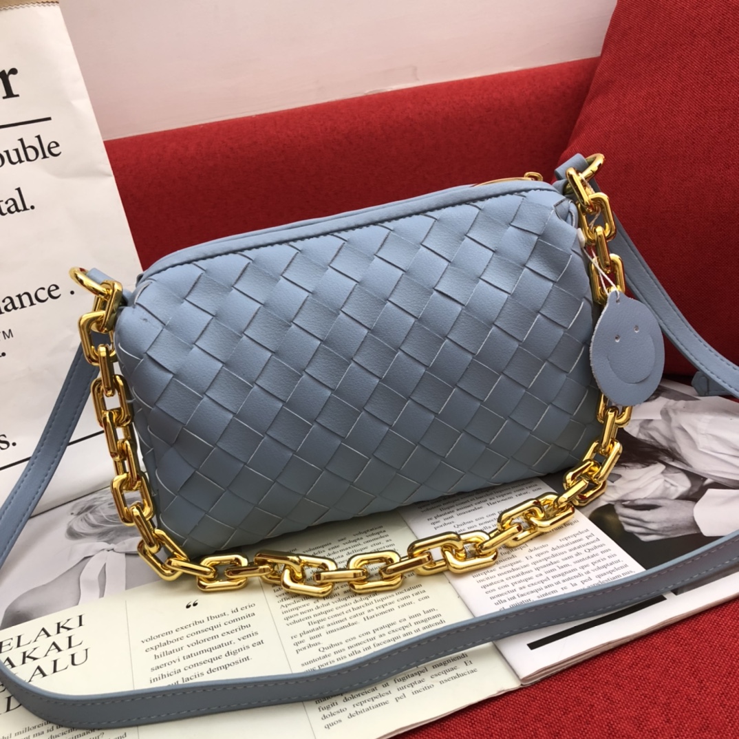 Bottega Veneta Crossbody Bag Blue. For Women. Women-s Bags 9.4in/24cm - Soul Replicas