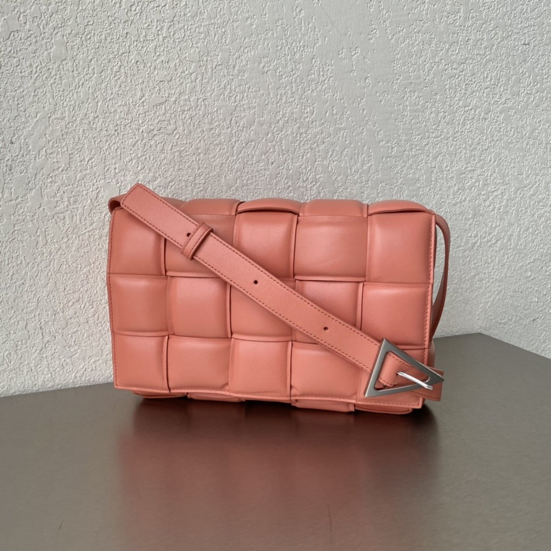 Bottega Veneta Padded Cassette Pink. For Women. Women's Bags 10.2in/26cm - Soul Replicas