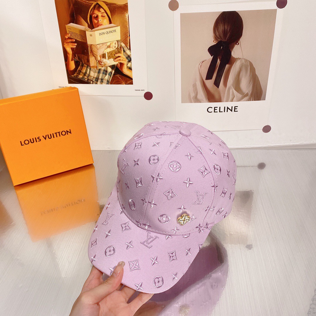 Louis Vuitton Casquette Be My Cap Light Purple LV Cap - Soul Replicas