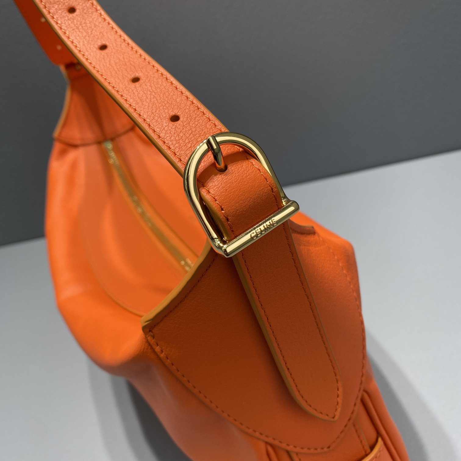 Celine Medium Romy In Supple Orange For Women 13in/34cm  - Soul Replicas
