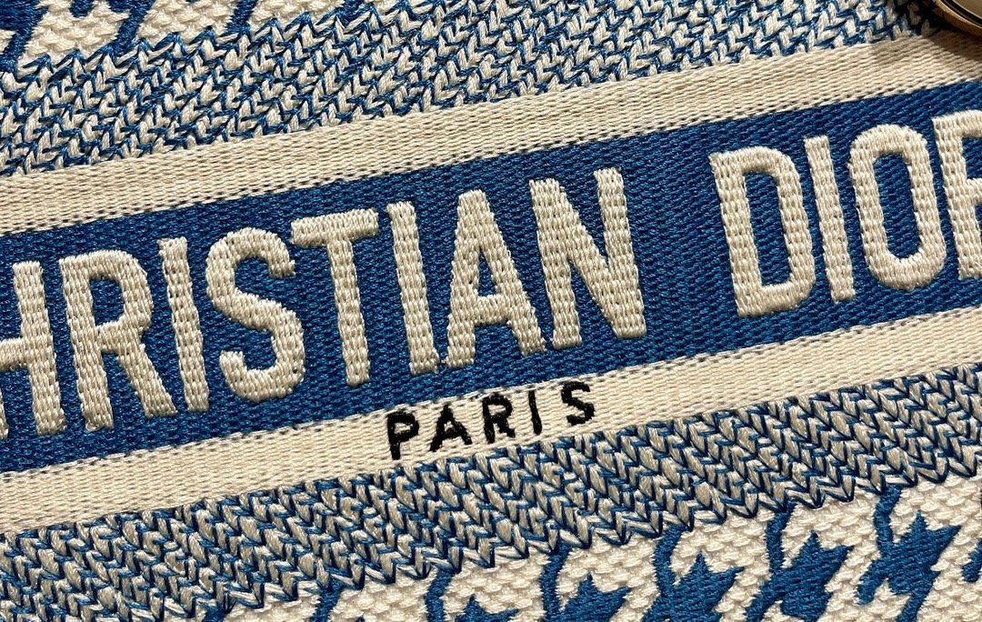 Christian Dior Lady D-Lite Ziczac Blue. For Women. Women's Handbags 9.4in/24cm CD - Soul Replicas