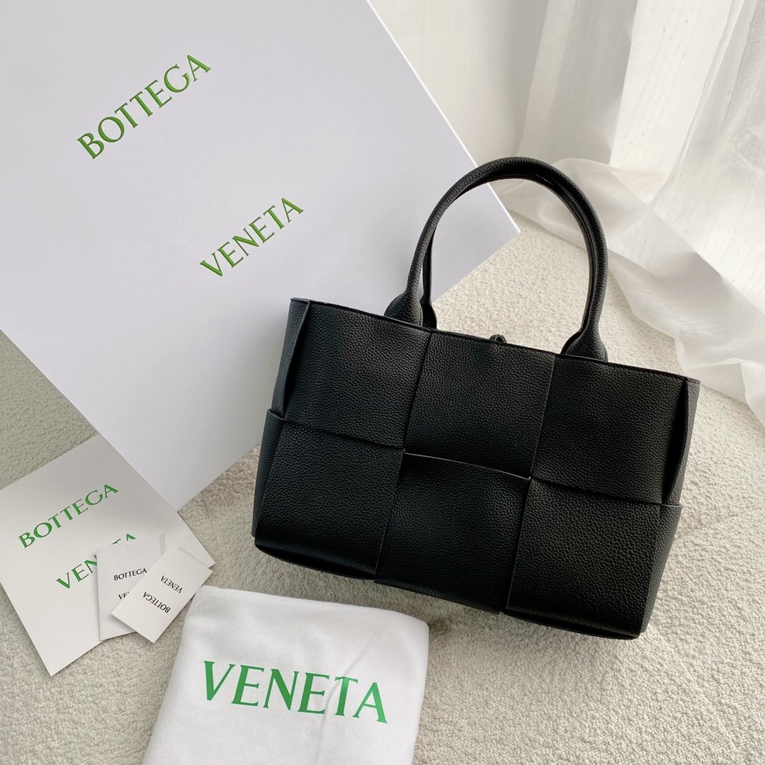 Bottega Veneta Arco Tote Bag For Women 11.8in/30cm In Black 652867VCP118425 - Soul Replicas