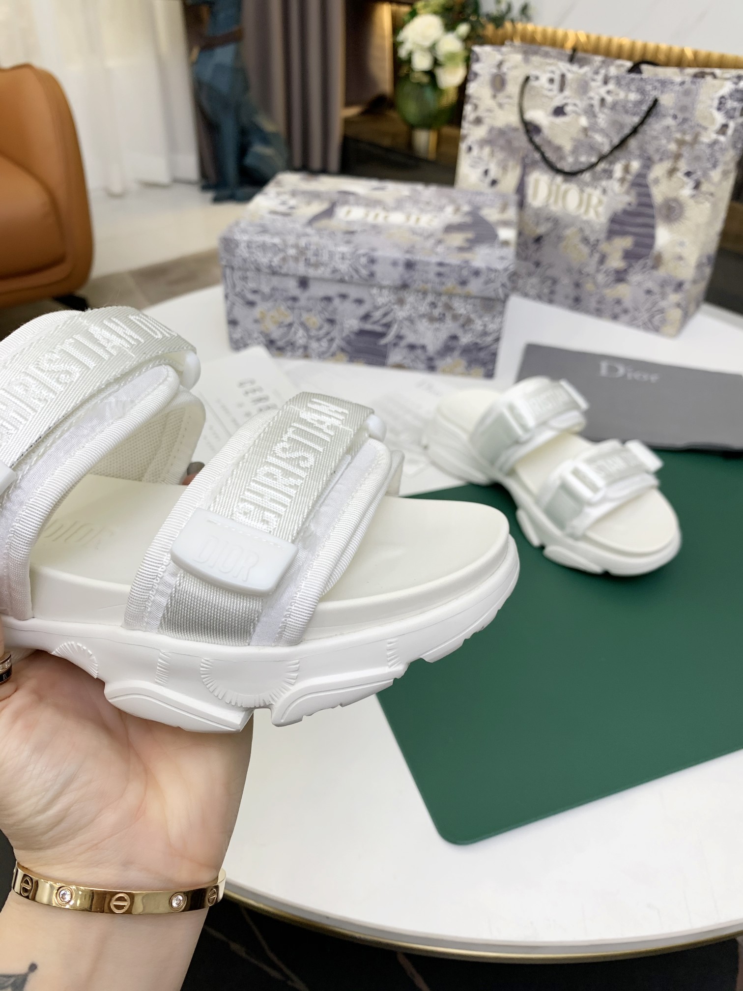 Christian Dior Women's D-Wander Slide Bright White For Women CD - Soul Replicas